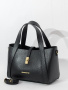 Тоут-шоппер Di Gregorio gr9203 vitello nero oro