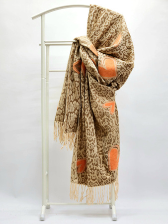 Шарф Alex Max am733 orange/brown