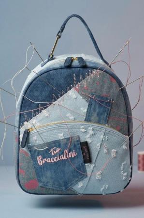 Рюкзак Braccialini Amy Jeans B18824-TY 200 tessuto/polisynt blu