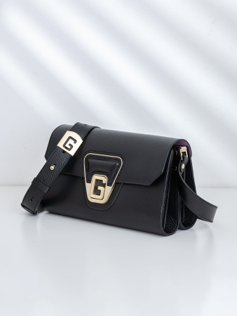 Сумка-багет Gironacci gir3211 vitello/calf nero/lilla