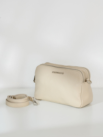 Сумка-багет Di Gregorio gr8798 vitello beige argento