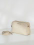 Сумка-багет Di Gregorio gr8798 vitello beige argento
