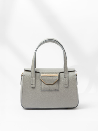 Сумка-боулер Gironacci gir3132 vitello/calf cenere/cuoio