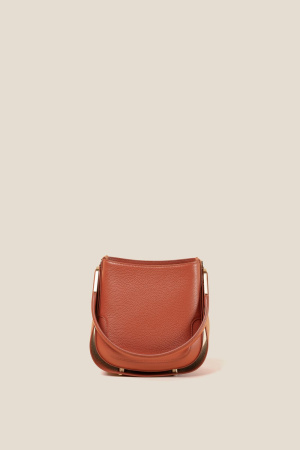 Мини-седло Gironacci gir3153 vitello/calf ginger/cuoio