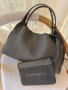 Сумка-тоут Ermanno Scervino Candy Big Grain sce12402302 taupe