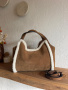 Сумка-хобо Loristella ls2788P sigaro/naturale
