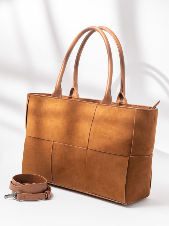 Шоппер Curanni cu9847L scamosciato/nubuk cuoio