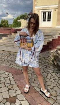 Мини-сэтчел Coccinelle Aveiro 5ACDBS3G55B701 960 multicolor/sangria