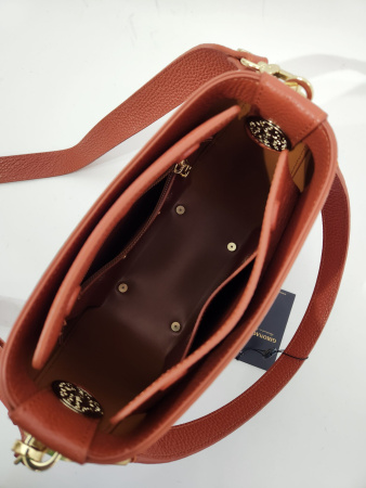 Мини-седло Gironacci gir3153 vitello/calf ginger/cuoio