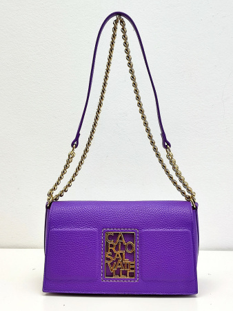 Сумка-багет Carlo Salvatelli cs672 vitello viola