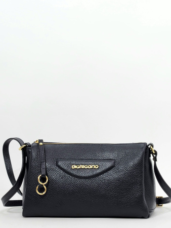 Сумка-багет Di Gregorio gr8766 vitello blu oro