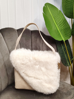 Сумка-тоут Alex Max am225 panna