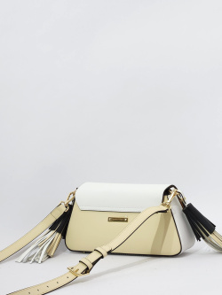 Сумка-багет Cromia cr1406272 bianco/nero