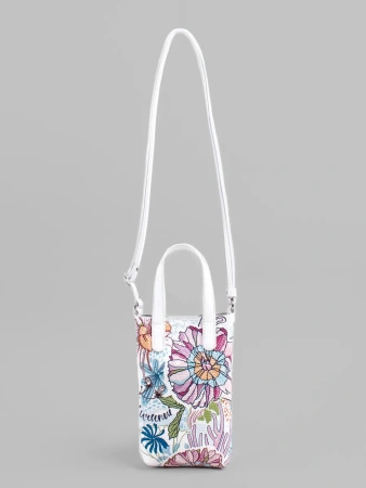 Сумка для телефона Curanni cu2582 vitello fiori