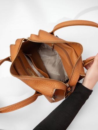 Саквояж-боулер Gironacci gir3410 velvet cognac