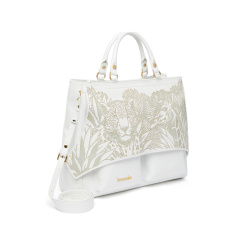 Сумка-тоут Braccialini Naomi B18295-PP 001 pelle bianco