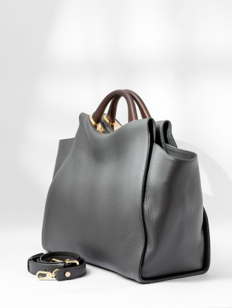 Сумка-тоут Gironacci gir532 vitello grigio