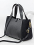 Тоут-шоппер Di Gregorio gr9203 vitello/camoscio nero oro