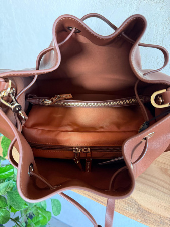 Сумка-тоут Gironacci gir3462 vitello soft/venere brandy