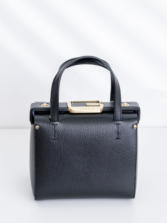 Саквояж Gironacci gir2241 vitello/calf nero/viola