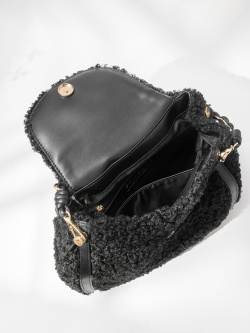 Мини-сэтчел Ermanno Scervino Veda Fur sce12402035 black