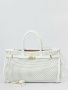 Сумка-тоут Claudia Firenze cl11442 dollaro/traf. bianco