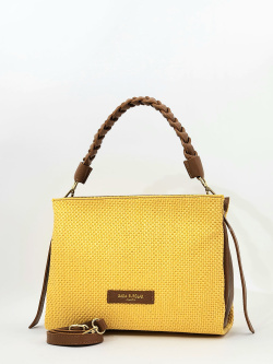 Сумка-тоут Sara Burglar sb2505 raffia giallo