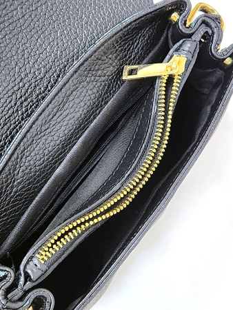 Сумка-багет Steffalini st1139 vitello nero v1