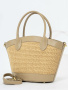 Шоппер Steffalini st1552 calf/paglia taupe