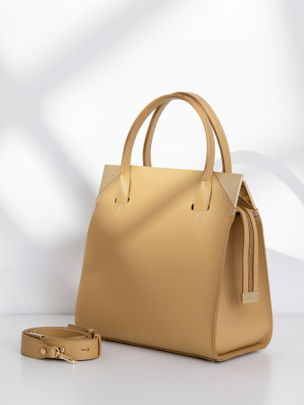 Сумка-боулер Gironacci gir3313 vitello/calf senape/lilla