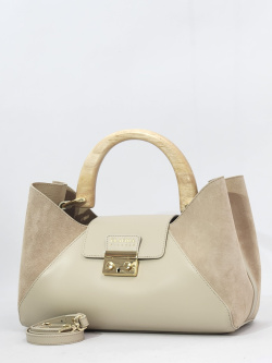 Сумка-тоут Claudia Firenze cl11362 lasa/camoscio nude