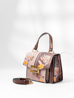 Мини-сэтчел Cromia Miss Flower cr1406094 castagna