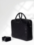 Деловая сумка Baldinini Woven Deluxe G3DPMGBV005C999 black