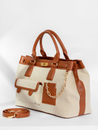 Сумка-боулер Tosca Blu Fiordaliso TS242B130 tan