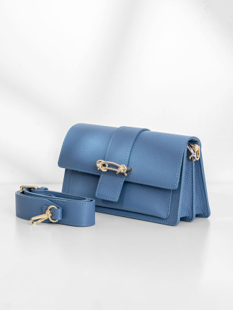 Сумка-багет Steffalini st1525 vitello avio