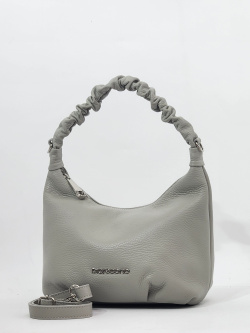 Мини-хобо Di Gregorio gr9153 vitello perla argento