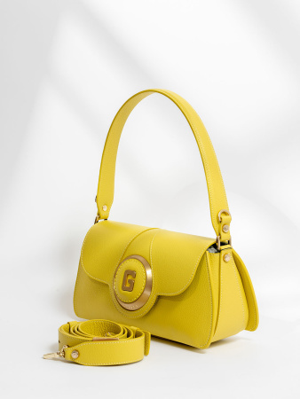 Сумка-багет Gironacci gir3222 vitello/calf cedro/pistacchio