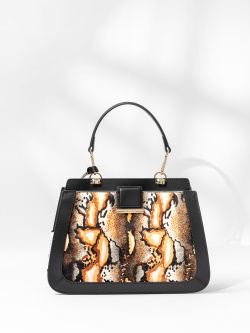 Сумка-тоут Cromia Kamala cr1406146 nero/mandorla