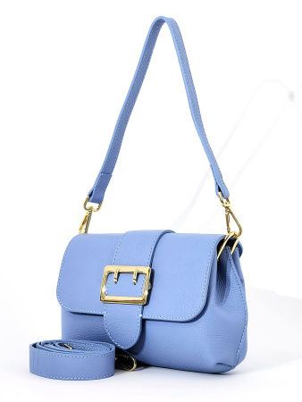 Сумка-багет Steffalini st1139 vitello celeste v2