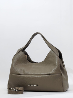 Сумка-хобо Di Gregorio gr1771 vitello taupe argento