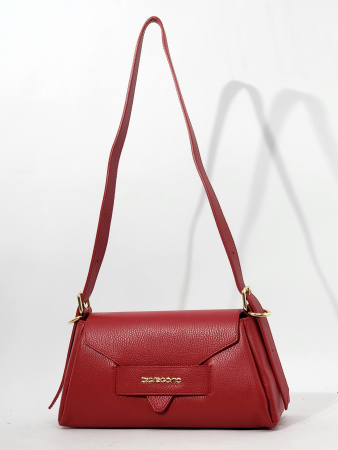 Сумка-багет Di Gregorio gr9014 vitello rosso oro