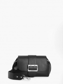 Сумка-багет Di Gregorio gr8745 vitello nero argento