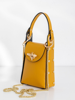 Мини-сэтчел Steffalini st1501 vitello giallo scuro