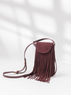 Сумка для телефона Steffalini st7002 scamosciato bordo