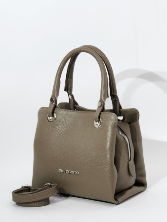 Сумка-тоут Di Gregorio gr2986 vitello taupe argento
