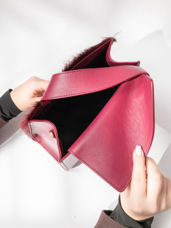 Сумка-тоут Jadise Desi Big Cavallino jds175354-16 wine