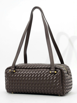 Сумка-боулер Steffalini st5353 intrecciato cioccolatto