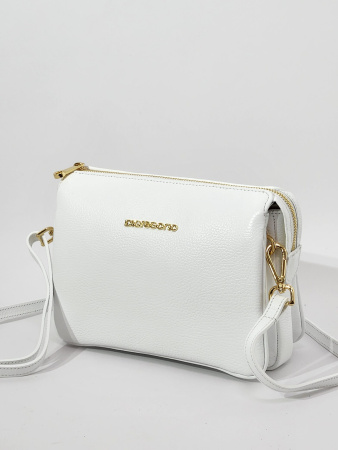 Сумка Di Gregorio gr796 vitello bianco oro