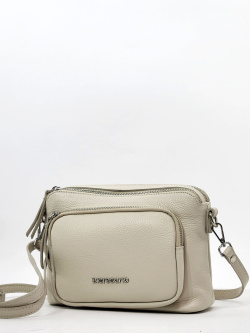 Сумка Di Gregorio gr9177 vitello latte argento