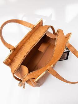 Саквояж-боулер Gironacci gir3432 velvet cognac